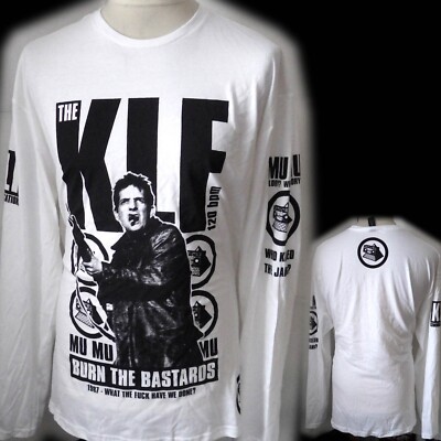 KLF JUSTIFIED ANCIENTS OF MU MU LANGARM T-SHIRT XL BAD CLOWN KLEIDUNG