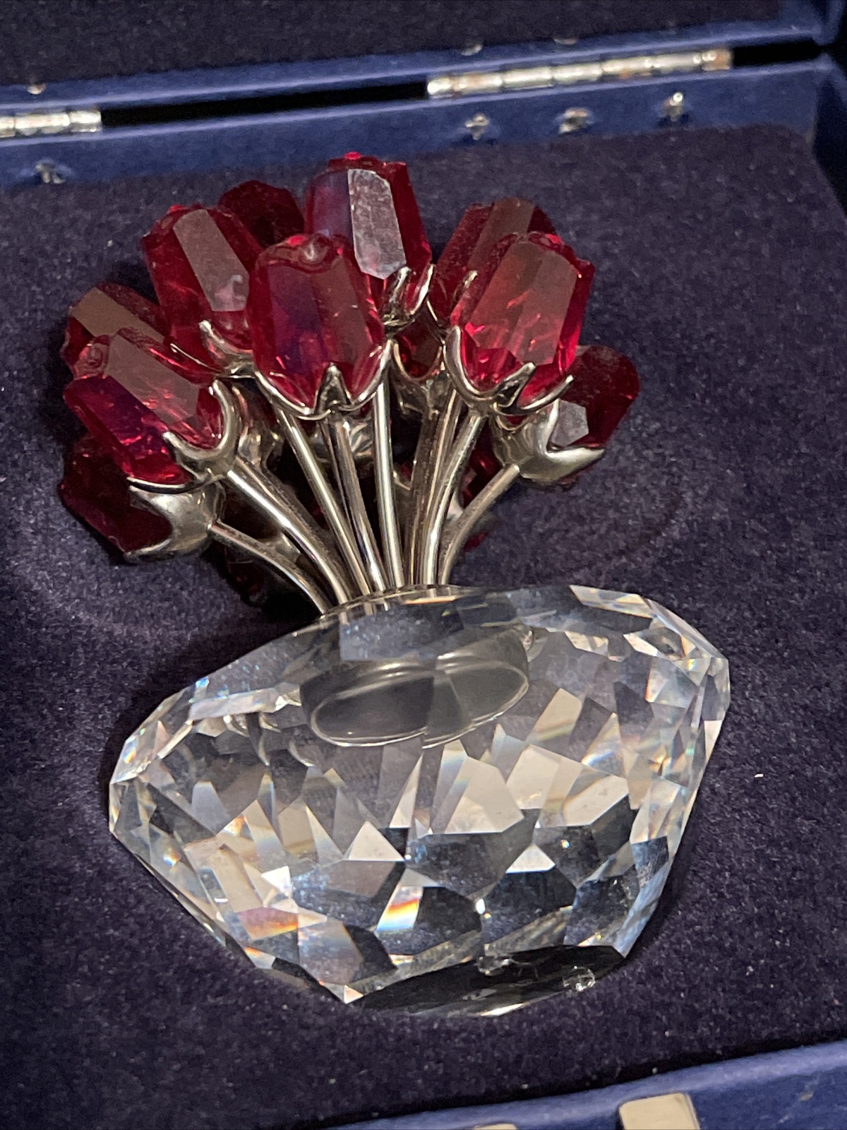 Swarovski Vase of Roses 2002 15th Anniversary SCS Jubilee Edition