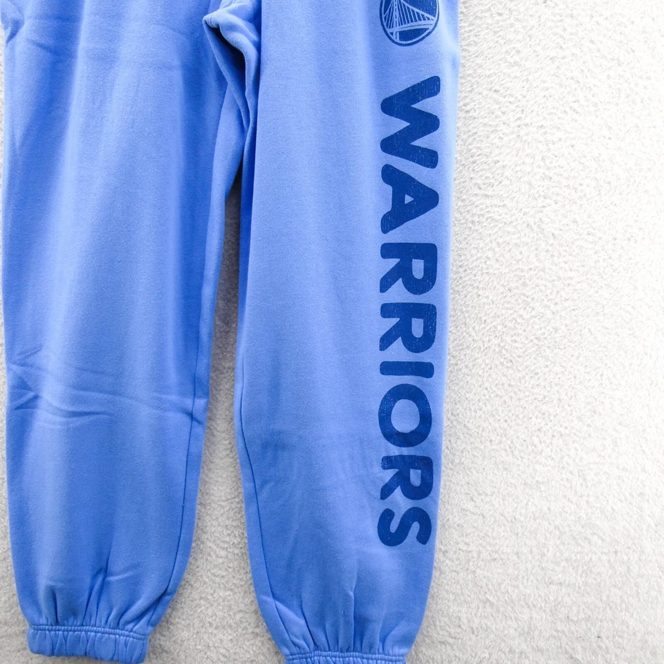 Golden State Warriors Sweatpants Small Womens 28x28 Blue '47 Fleece Lined Jogger - Image 3 of 4