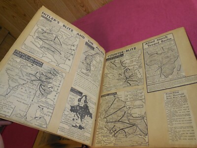 Z5 Scrapbook WW2 Japan Newspaper Clippings Dated photos archives