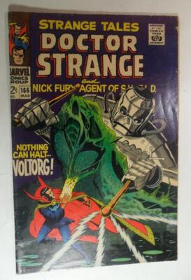 Nick Fury Steranko 1968年 Dr. Strange STRANGE TALES #166 MARCH 1968 JIM STERAKO DOCTOR STRANGE ROBOT