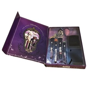 Disney Villains Set de brosse de maquillage avec cas de voyage 4 Brosses Éponge NEW
