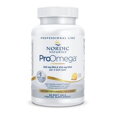 Nordic Naturals ProOmega Soft Gels - Concentrated Omega-3 Fish Oil, 60 Count