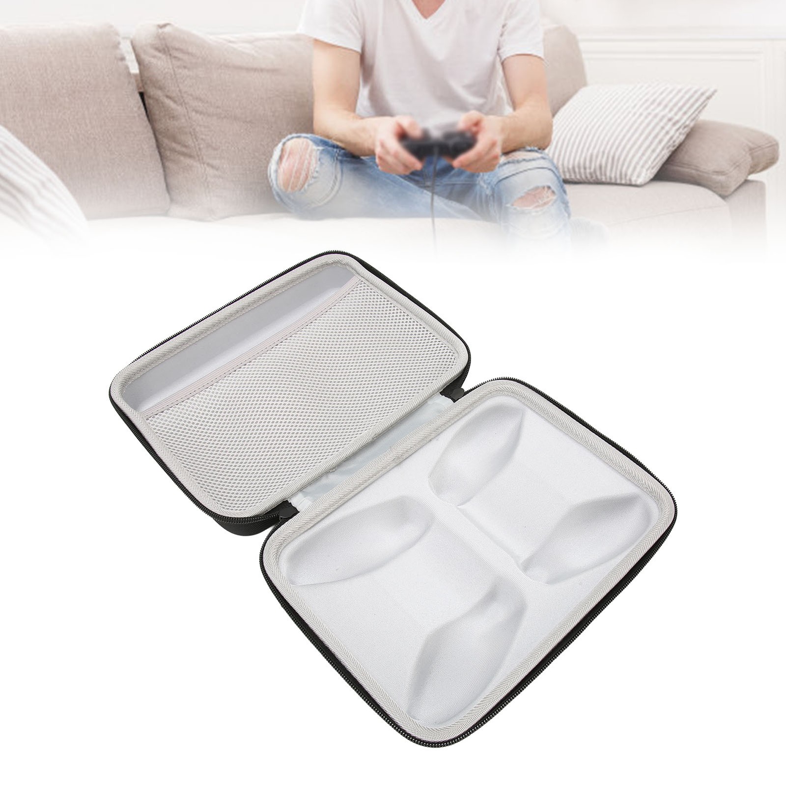 Controller Hard Case EVA Large Capacity Lightweight Dustproof Hard Carrying Cas.