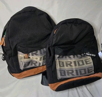 USED JDM BRIDE RACING BACKPACKS LEGENDS & TAKATA STRAPS