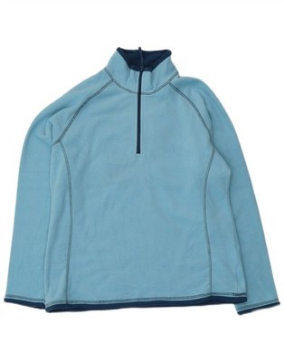 Mountain Warehouse Damen Fleecepullover mit Reißverschluss IT 44 mittelblau BY24