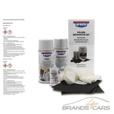 PRESTO FELGEN REPERATUR SET FELGENLACK LACK FELGE ALUFELGE 797
