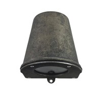 Wandlampe AußEn Klein Messing Glas GU10 IP54 10Cm Hoch Downlight Leuchte Eingang