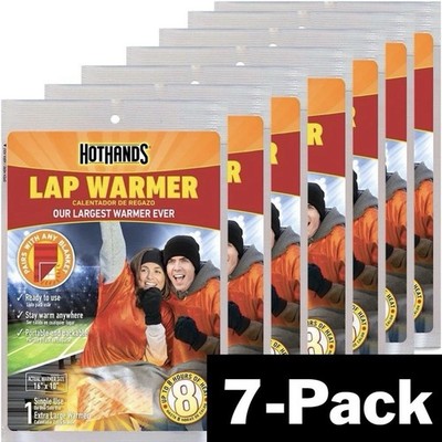 HotHands Lap Warmer, 16'' X 10'' - Up to 8 Hours of Lasting Heat One Warmer 7 Pack