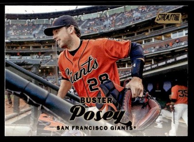 Buster Posey 2017 Stadium Club Gold Foil #278 San Francisco Giants ESE