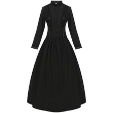 Victorian Dress for Women Gothic Dress Halloween Dress Ball gowns Stand Collar
