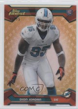 2013 Topps Finest Gold Refractor 45/75 Dion Jordan #150 0x5