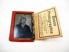 Original Bosco Vending Machine Photo Ferrotype Man with Glasses 1904