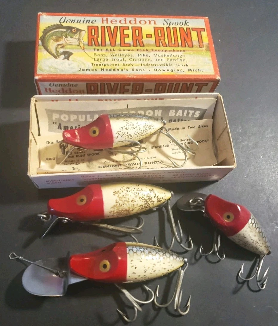 Heddon Box Insert Included Vintage Fishing Lures for sale | eBay