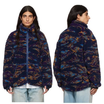 R13 Oversized Zip-Up Fleece Jacket Sz XS