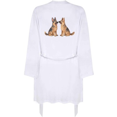 Morgenmantel / Kleid ''Deutsches Schäferhundpaar'' für Erwachsene (RO060643)