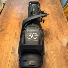 Vessel Lux Looper Stand Bag Walking Crosshatch Black w/ Straps Rain Hood NEW