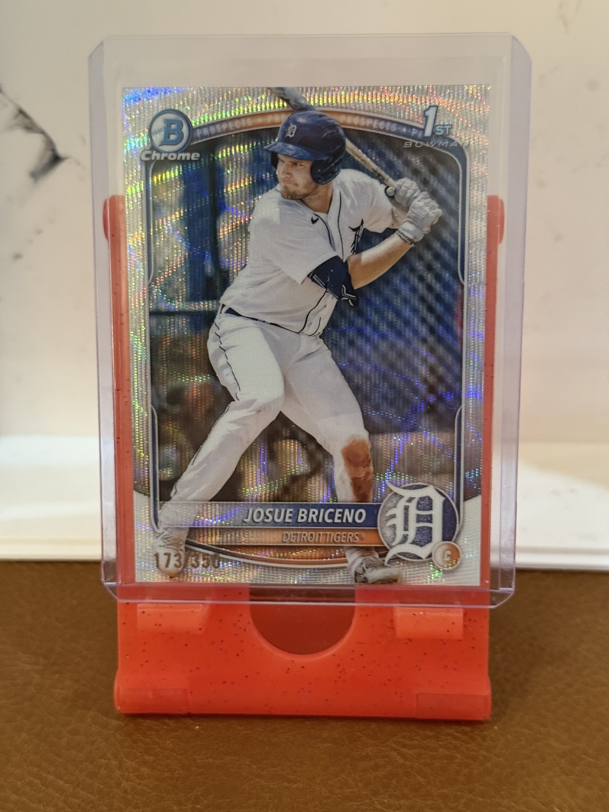 Josue Briceno 2025 Bowman 1st Chrome Wave Refractor /350 BCP-13