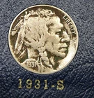 1931-S Buffalo Nickel - VF / Very Fine Details  (S3)
