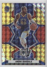 2021-22 Panini Mosaic Choice Fusion Red & Yellow Prizm 20/88 Andre Iguodala gu3