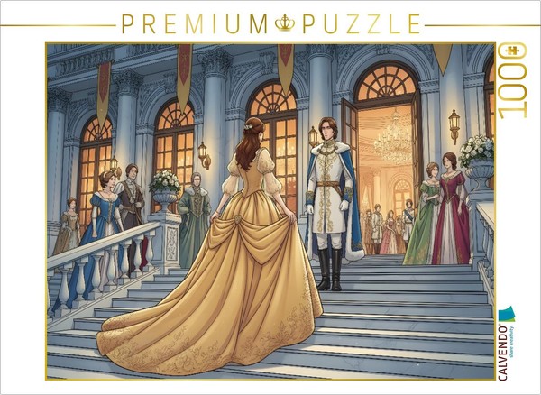 Calvendo Puzzle Cinderella Enters The King's Castle For The First Time | 1000 Pi-image