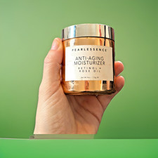 Pearlessence Anti-Aging Facial Moisturizer Retinol Rose Oil 4 Fl Oz