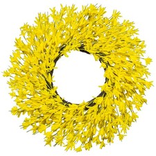 Large Floral Wreath, Autumn Wedding Decor, Farmhouse Living Room, Yellow