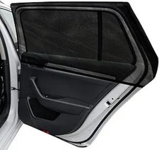 Universal Fit 2-Piece Car Window Shade for SUV Back Seat, Breathable Mesh for He
