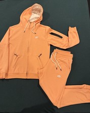 Nike Light Orange Creamsicle Hoodie Joggers Set Men s Medium Sweatsuit