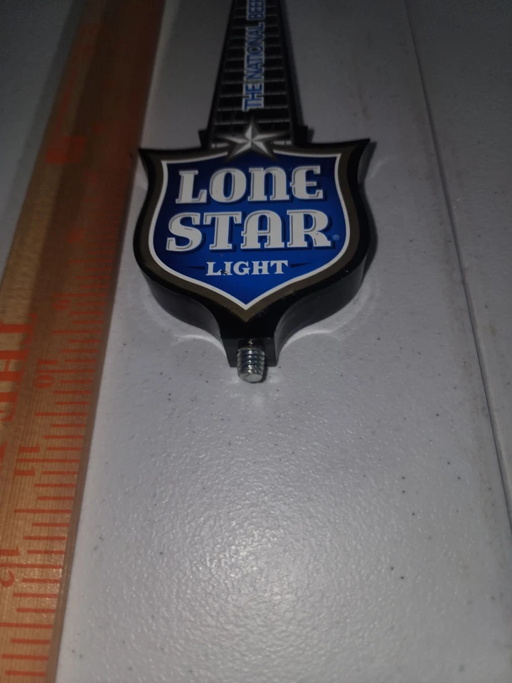 Lone Star Light Blue Beer Guitar Vtg Figural Tap Handle - Image 3 of 4