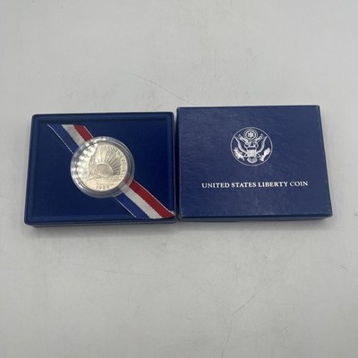 1986 Liberty Half Dollar Proof US Mint Proof in display box - San Francisco