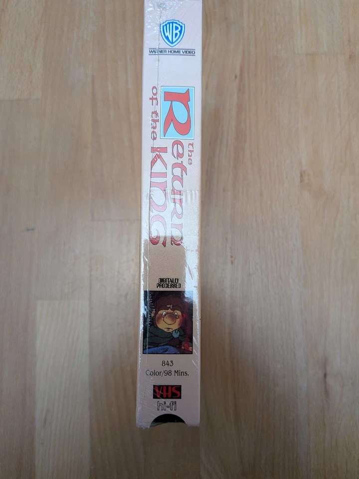 New Sealed LORD OF THE RINGS RETURN OF THE KING Animated VHS Watermark WB Rankin - Image 4 of 4