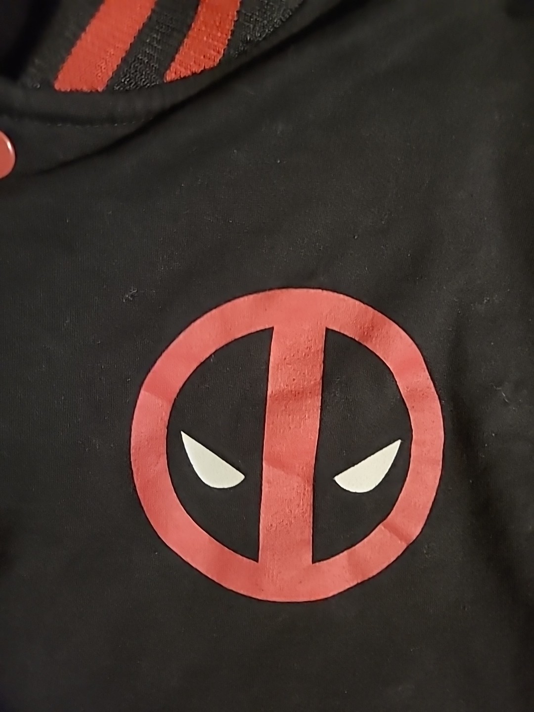 Mad Engine Marvel Comics Deadpool Varsity Jacket … - image 2