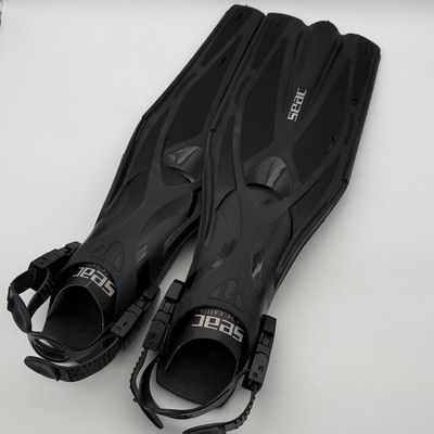 Seac Unisex -Erwachsene F1 Ultra Light Flossen,Tauchen, Gr. S/M - 39/41, Schwarz
