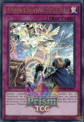 1. Auflage Dimensionsbarriere Ultra Rare RA01-DE072 Yugioh