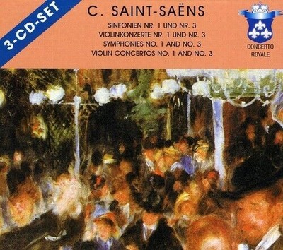 Camille SaintSaens Symphonien (Nr. 1 + 3) Violinkonzerte (Nr.1 + 3) CD - Neu