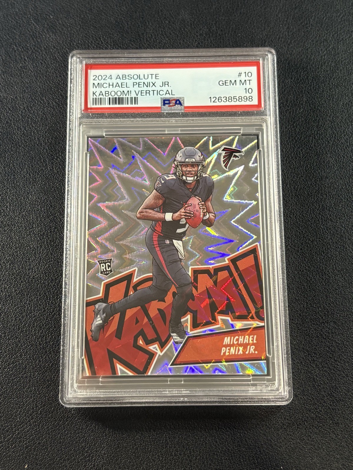 Michael Penix Panini Absolute Kaboom! Vertical #10 Base