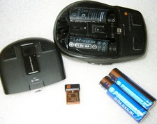 Logitech Anywhere MX Mouse M-R0001 w/ Unifying Receiver  Batteries - GUC