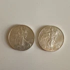 United States Mint American Silver Eagle 2015 2016 1 oz .999 Fine Silver 2 Coins
