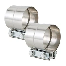 4 Inch Exhaust Clamp, Lap Joint Band Clamp Stainless Steel for Clamping 4 inch