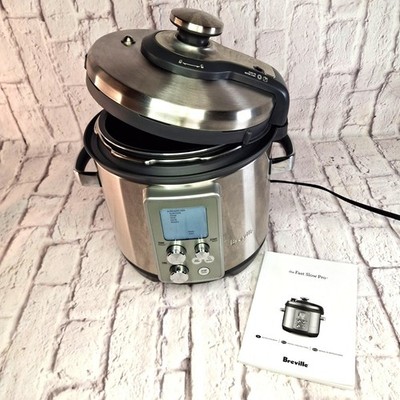 Breville The Fast Slow Pro Multi-Cooker BPR700 Stainless Steel 6 Quart 1100W