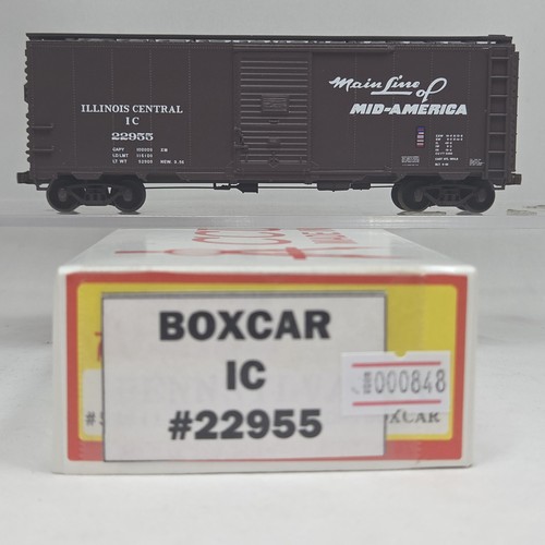 Coche de caja Accurail escala HO personalizado detallado Illinois Central IC #22955 40' | Zustand: Used