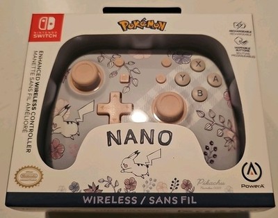 Pokemon Pikachu Garden Nintendo Switch Wireless Nano Controller PowerA