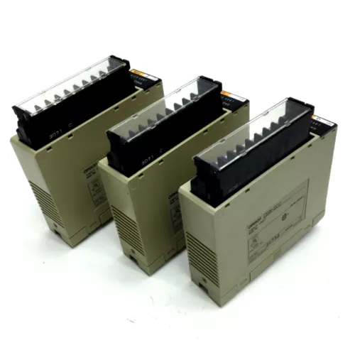 Lot of 3 Omron C200H-ID212 Input Unit Module Discrete 16 Point 24VDC