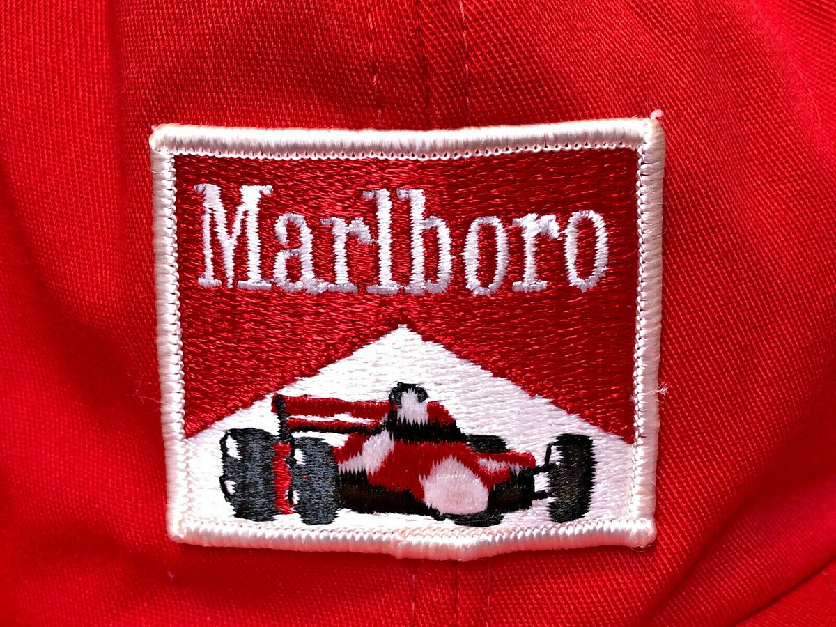 80s marlboroマルボロスナップバックキャップ/YAMAHAリーバイス赤 アメリカ製 80s Marlboro トラッカー キャップ マルボロ タバコ