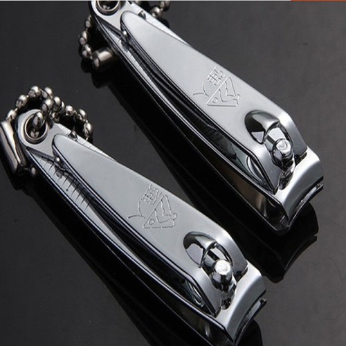 Coupe-ongles ongle manucure porte-clés en acier inoxydable avec haute qualité lime à ongles
