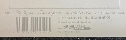'Le lagon' de Robert Barber 1996 postal del archipiélago caribeño de Guadalupe - Imagen 2 de 6