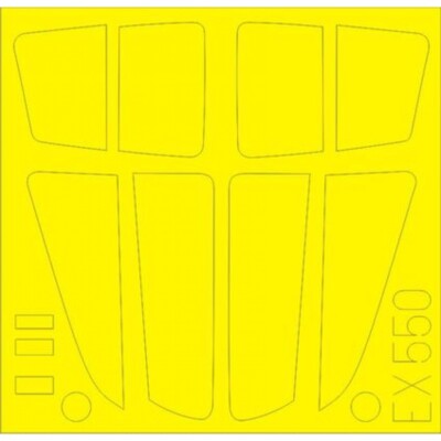 MW22 EDUARD EX550 SU-34  1/48 MASK for HOBBY BOSS