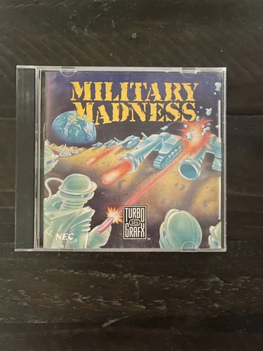 Military Madness TurboGrafx 16 Tested & Working Excellent Condition VHT RARE