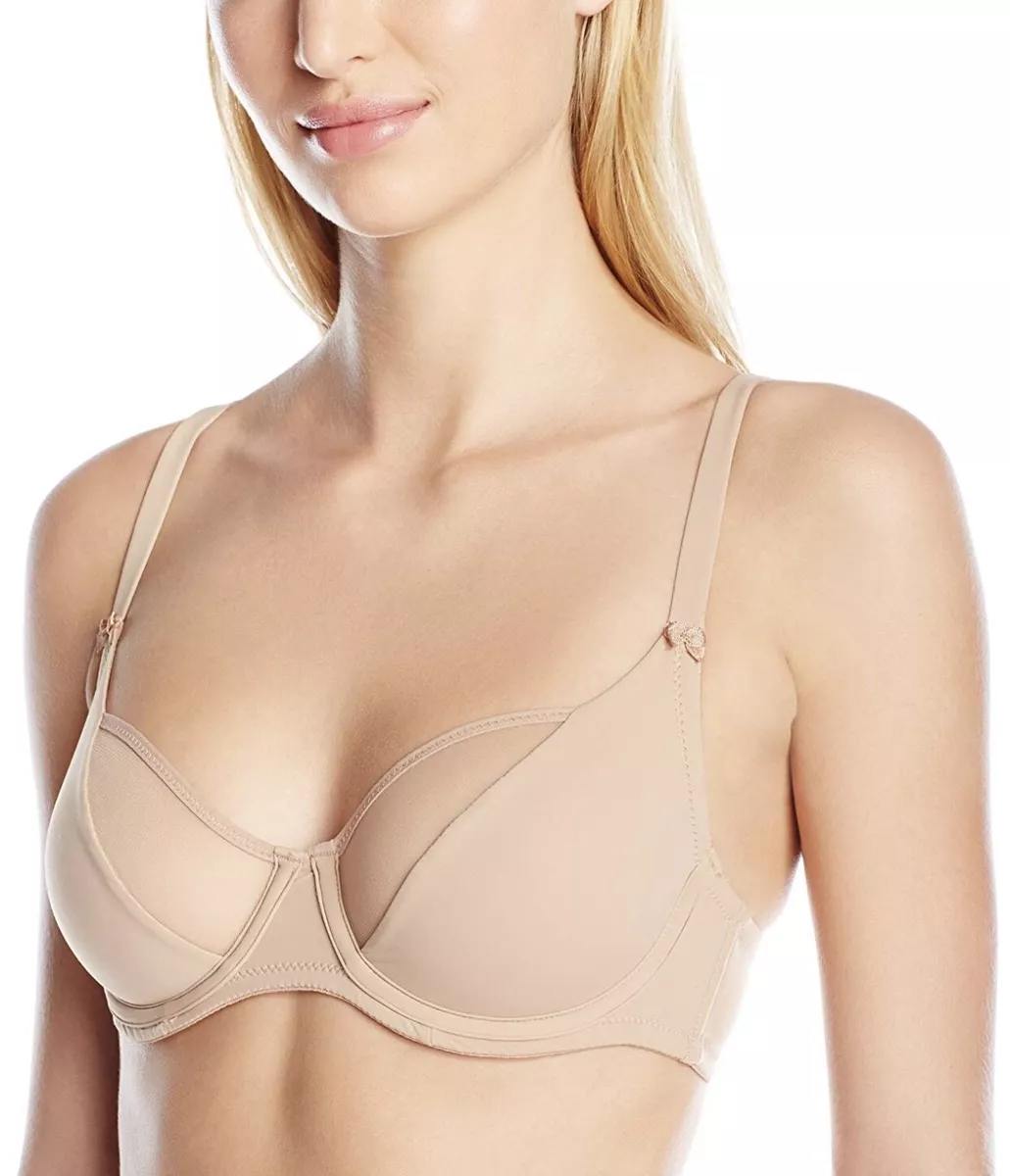 ADDICTION NOUVELLE Full Cup Underwire Bra Womens Size 32B - Nude